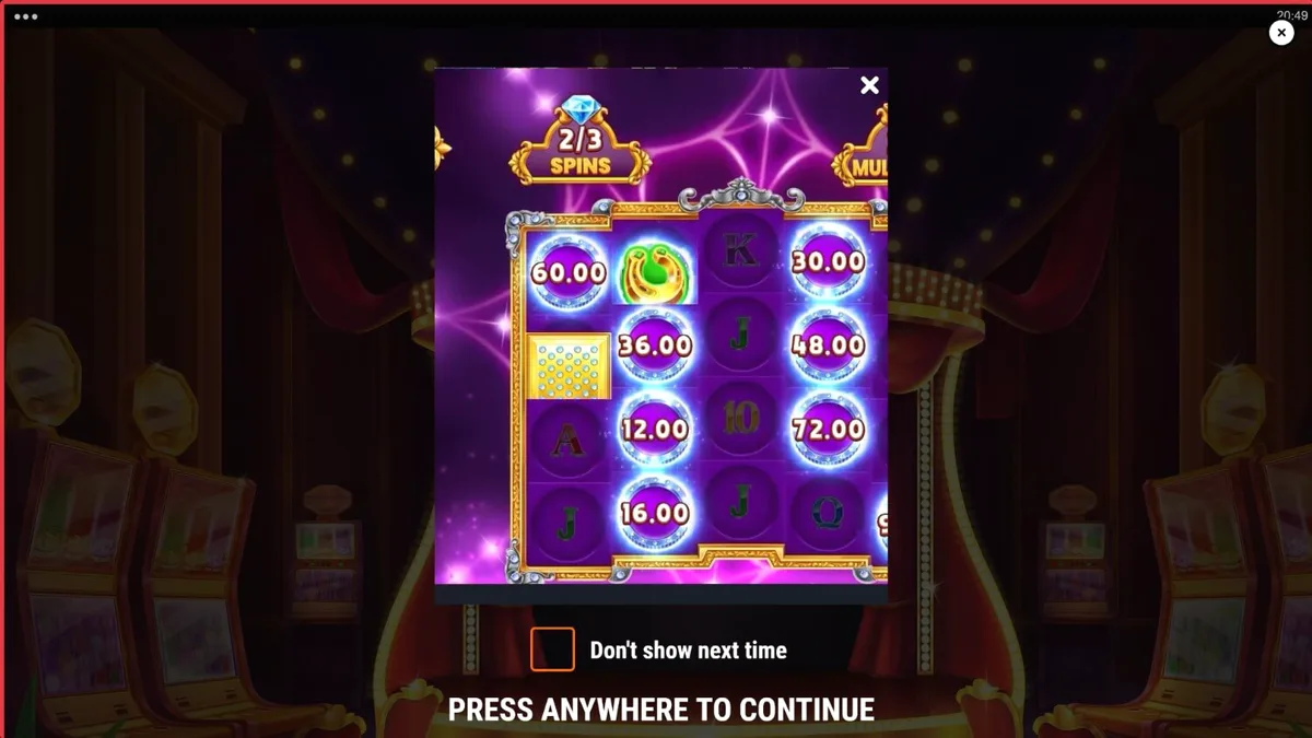 Bet It on the Glitz Re-Flash slot machine interface with neon lights and gems